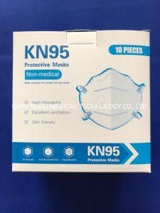 Professional China KN95 Face Mask with Valve Disposable Non-Woven Protection Respirator GB2626-2006 Standard Mask