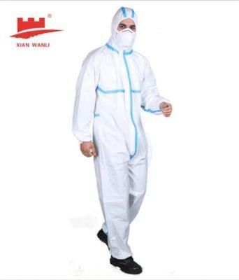 Prorective Clothing Disposable Microporous Overalls Type4/5/6 European Standard