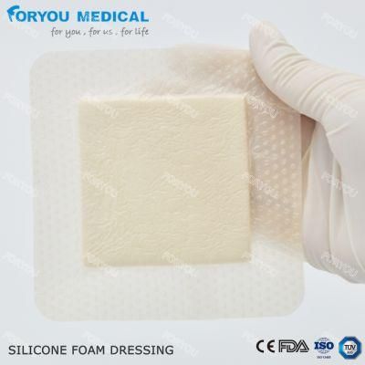 Foryou Meidcal Chronic Wound Dressing Wound Care Silicone Foam Dressing