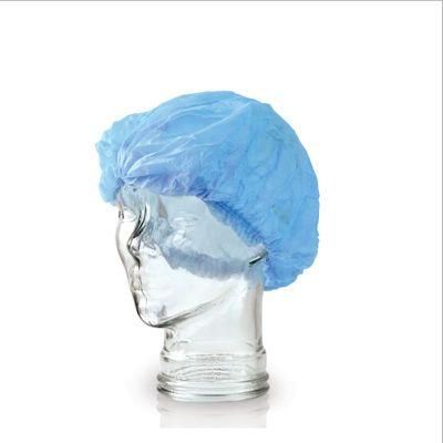 Disposable Blue PP Nonwoven New Material Machine Mob Cap