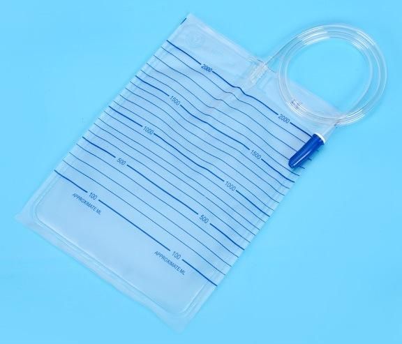 Ce/FDA Approved Medical Urine Bag Drainage Bag with Valve, Economic or Luxury Style