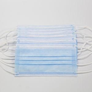 Non Woven Disposable Anti-Dust Mask Medical 3-Ply Surgical Face Mask with Ear Loop