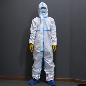 Disposable Lightweight Work Medical Coveralls/Protective Body Suit