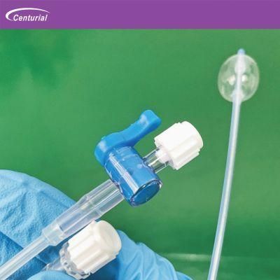 Medical Hysterosalpingography Hsg Catheter Balloon with Stylet Single Use