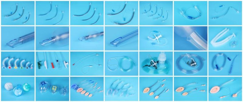for Single Use Silicone Laryngeal Mask Airway with Epiglottic Retention Aperture Bars Factory