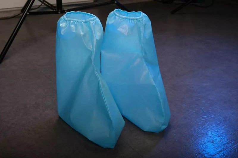 Disposable Medical Boot Cover, High Waist Shoe Cover PP+PE