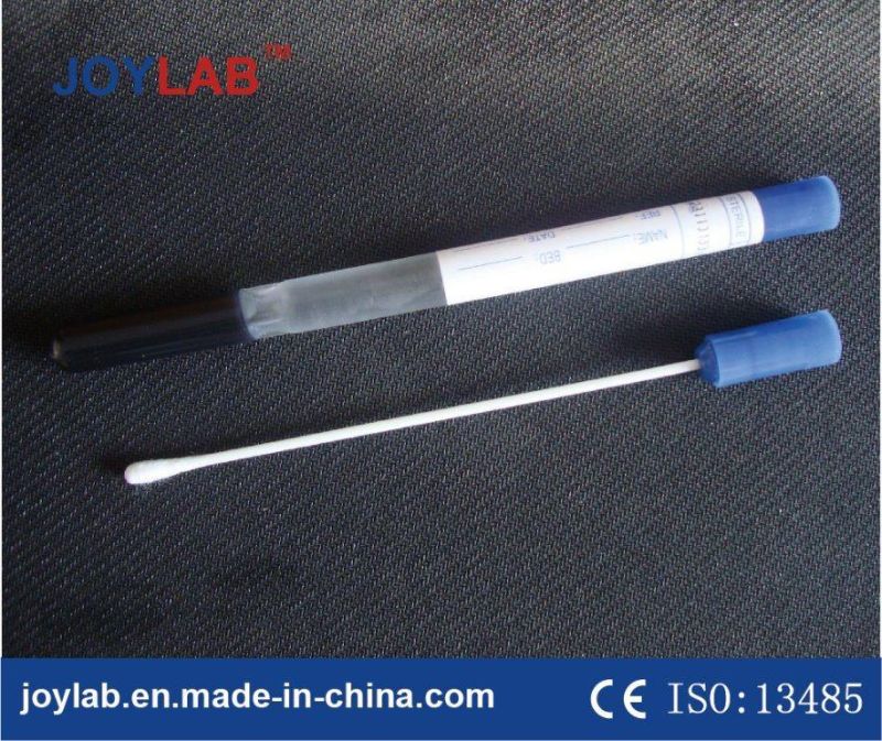 Disposable Steriled Transport Swab, with Medium, PE Material,