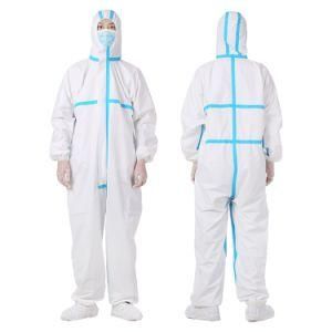 CE Breathable 63G/M2 Microporous Type 5 6 Disposable Coverall