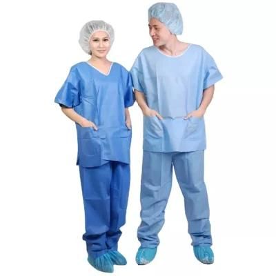Hospital Disposable Supplies Scrub Suits Surgical Patients Scrub Suit