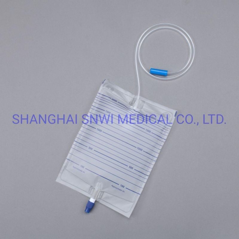 High Quality Medical Disposable Sterile Urinary Collection Drainage Bag/Luxury Urine Bag