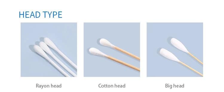 Hot Sale Single Head Q Tips White Medical Cotton Bud