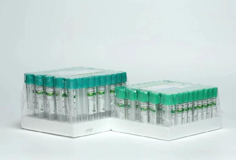 Medical Disposable Vacuum Blood Collettion Sodium Heparin Tube with CE&ISO