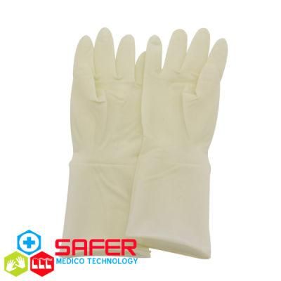 Disposable Latex Surgical Glove with Powder Free 270mm