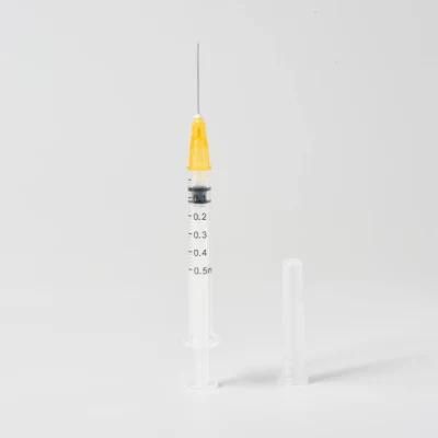 Supply Auto Disable Syringes with Needle with Competitive Price 0.3ml-5ml