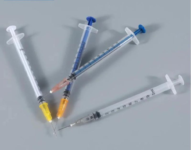 Sterile Disposable Syringe with Needle 1ml