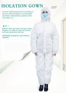 Disposable Coverall Medical Protective Suit Coveralls Protective Clothing Anti-Vius