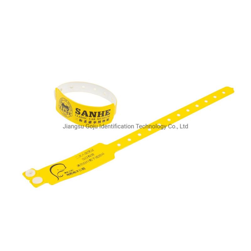 Gj-6060b Entertainment Customized Event Vinyl Wristbands
