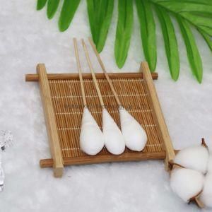 Medical Large Bigger Cotton Tipped Applicators with Wooden Handles for Personal Care