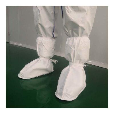 Free Sample Disposable Shoes Cover Long Version Boots Cover Microporous Laminate Hospital Doctors Use