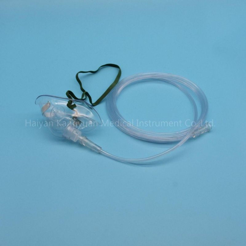 Oxygen Mask with Connecting Tube Disposable Size S M L XL