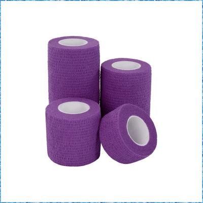 Premium Quality Colorful Self Sticky Non-Woven Cohesive Elastic Bandage