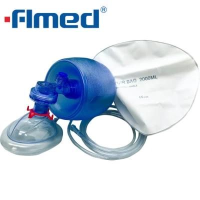 Manual Resuscitator for Adult Emergency Medical PVC Artificial Resuscitator