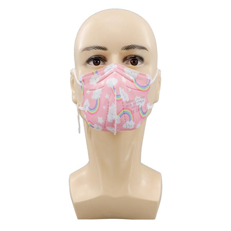 Andum 8 Colors Cute Carton Small Size Respirator Disposable Children Kids Face Mask