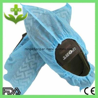 Hubei MEK Disposable Anti-Skid PP Non Woven Shoe Cover with Printed