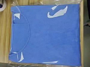 45g SMS Protective Disposable Isolation Gowns for Visitor AAMI Level 1