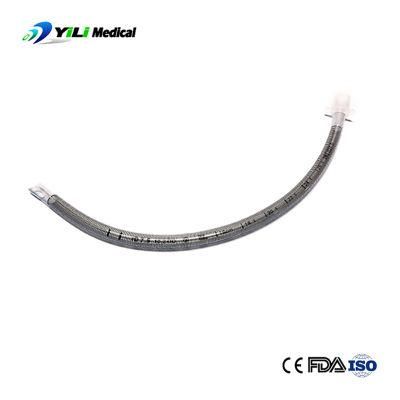 Medical Disposable PVC Reinforced Endotracheal Tube Uncuffed