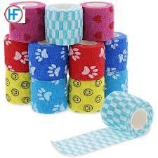 Good Price Customized Patterns Breathable Colorful Cute Cartoon Nonwoven Cohesive Bandage for Kids or Pets