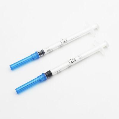 Disposable Retractable Safety 3part 0.5ml 1ml 2ml Injection Syringes and Needles with Lure Lock