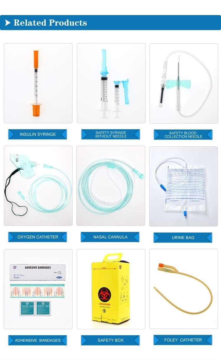 Manufacture of Disposable Syringe 1ml 3ml 5ml with Needle FDA 510K CE&ISO Improved for Vaccine