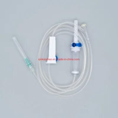 Disposable I. V. Infusion Set with Flow Regulator
