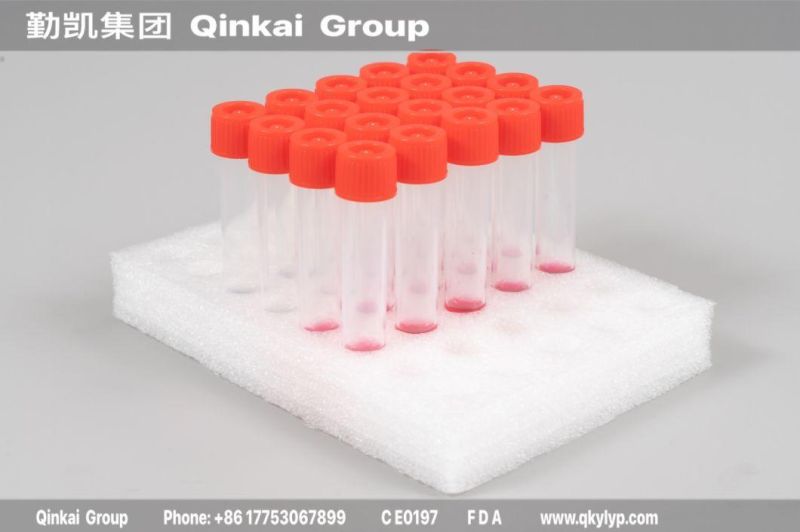 5ml Non-Inactivate Disposable Specimen Transport Virus Swab Sampling Samples Tubes