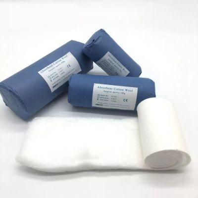 Medical Absorbent Cotton Wool Roll Absorbent 100% Cotton Gauze for Medical