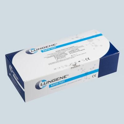 Lungene Disposable Antigen Test Cassette Test Kit Layman Used