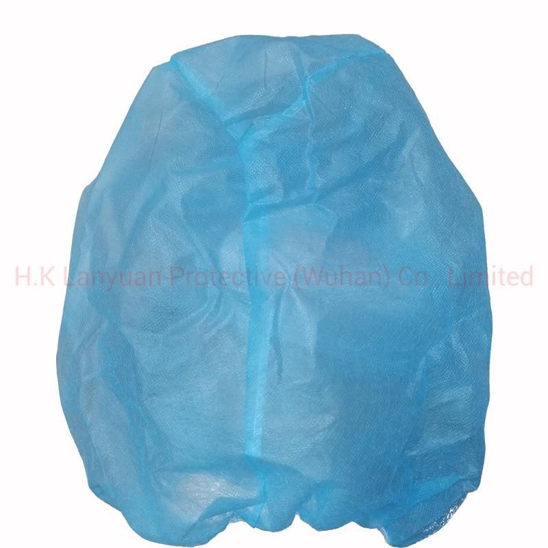 Disposable Astronaut Cap Protective Non-Woven Space Hat PP Polypropylene Hoods with Elastic Closure and Mask