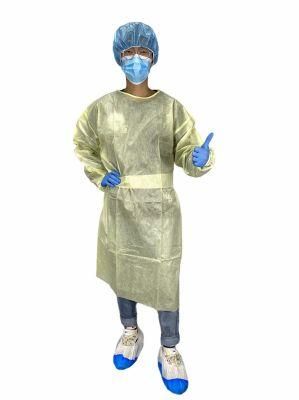 Hospital Usage Disposable Skin-Friendly Isolation Gown Protective Clothing