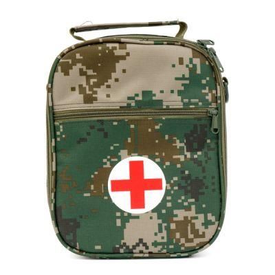 12 Pieces Tactical Emergency Survival Rescue Kit Camouflage Camping Outdoor Bag