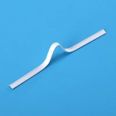 PP 5mm Double Core Full Plastic PE/Single Core/Double Core Nose Bridge Strip Nose Bar PVC Single Core Plastic Nose Bar for Mask
