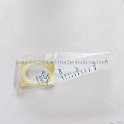 High Quality Disposable PVC Pediatric Baby Urine Collection Bag Urin Collector Urine Bag with CE and ISO
