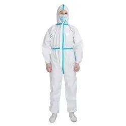 in Stock Full Body Personal Disposable Protective PPE Virus Safety SMS Hazmat Medical Protection Suit