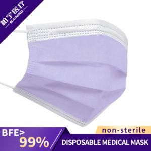 Wholesale Disposable Protective Medical Face Mask 3-Layer Ear Ring Masks Level 3