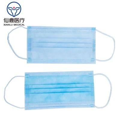 Manufacturer Ce Medical 3ply Earloop Mouth Mask 3 Layers Disposable 3 Ply Medical Face Mask