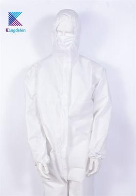 Hospital Surgical Usage Long Sleeve Disposable Shrink-Resistant Medical Isolation Gown
