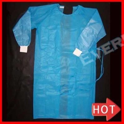 Disposable Medical Gown /Surgical Gown/ Islation Gown with Kintted Cuff