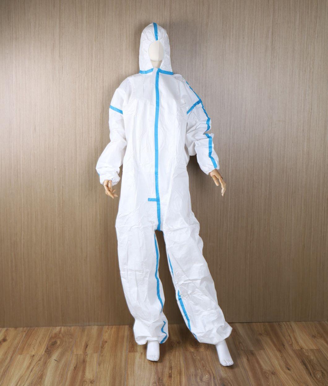 Disposable Protective Clothing Waterproof Full Body Protection Suit Overall Cover Gown