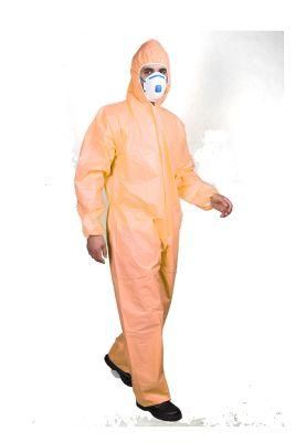 Disposable Jumpsuit Waterproof Coverall for Industrial Chemical Use
