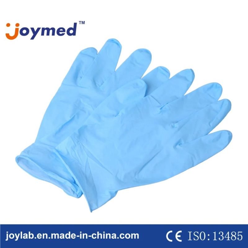 Blue Nitrile Gloves Examination Gloves Kitchen Gloves